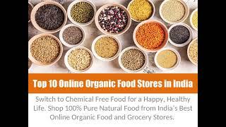 Top 10 Online Organic Food Stores in India