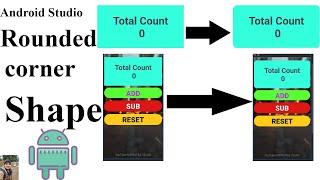 How to make Rounded shape in TextView in Android Studio l MD RAFIUL ISLAM l Android Studio