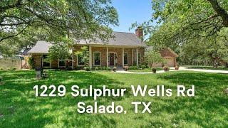 1229 Sulphur Wells Rd, Salado, TX