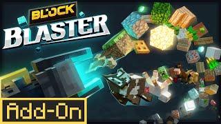 BLOCK BLASTERS ADDON Gives you INSANE Laser Weapon in Minecraft Bedrock Survival