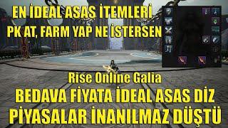 Rise Online En İdeal Asas Pk, Farm İtemleri | İtem Fiyatları Çok Düştü