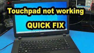 Acer Aspire ES1-520/521/522 Series - Touchpad not working - Quick Fix