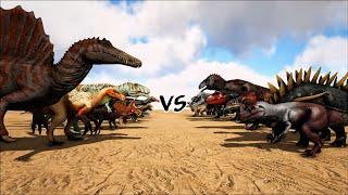 Prehistoric Beasts Dino VS Additional Creatures 2 Dino | ARK Dino Battle | DINOWORLD