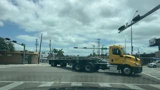 Driving through North Miami Florida 2025 USA
