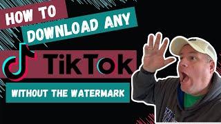 How to Download TikTok Videos Without Watermark | How to Save a TikTok Without the Watermark