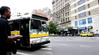 Privately Owned and Operated Orion V #9260 with 6V92 Engine on Broadway in Lower Manhattan