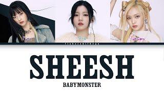 [ORIGINAL RAP VER.] BABYMONSTER ‒ SHEESH [перевод на русский, кириллизация | Color Coded Lyrics]