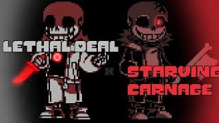 {Horrortale x Undertale: Something New} UST - Starving Carnage x Lethal Deal {wtf-}