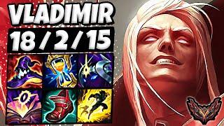 Vladimir vs Akali [ MID ] Lol Korea Grandmaster Patch 14.18 