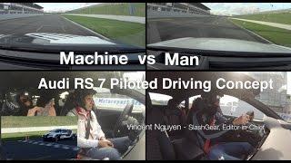 Audi RS 7 Self-Driving Concept vs Vincent @ SlashGear!