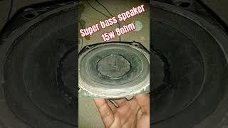 15w 8ohm speaker bass test #bass #test #shorts