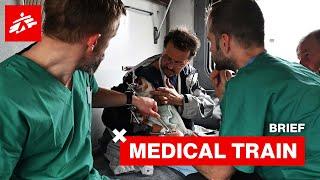 #Ukraine The train converted into a medical transport