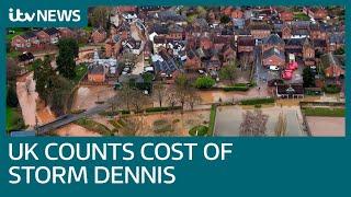 Britain counts the cost of Storm Dennis as flood warnings remain in place | ITV News