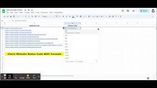 How to Use Google Sheets to Check Website Status Code | Marketive