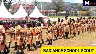 SALUTERadiance School Scout epic March during Mashujaa Day 2024 Celebration in Nakuru