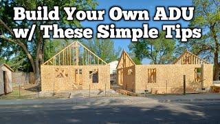 Our ADU Top Tips (free plans & instructions available) #adu