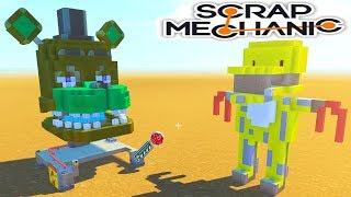 ГОЛОВА ФРЕДДИ И ОЛД ЧИКА - FNAF ПОСТРОЙКИ / АНИМАТРОНИКИ / Scrap Mechanic