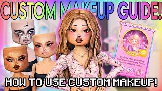 HOW TO USE CUSTOM MAKEUP in DRESS TO IMPRESS! (Makeup Tutorials & 15+ Custom Faces!) | Roblox