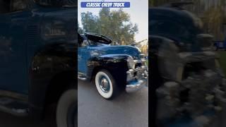 Classic Chevy Truck Rolls Up