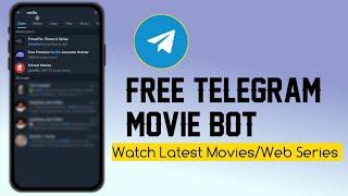 5 SUPER USEFUL TELEGRAM BOTS | MOVIE & WEB-SERIES BOT