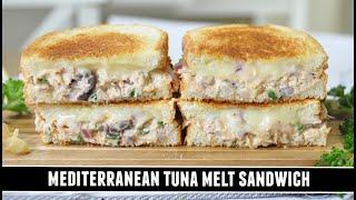 "Better than Deli" Mediterranean Tuna Melt Sandwich