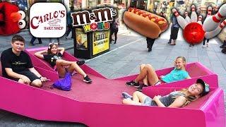 SCAVENGER HUNT IN TIMES SQUARE with Jones Family Travels!