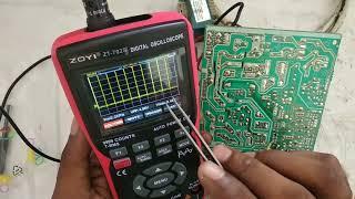 #28, ZOYI ZT 702S multimeter testing with pcb, zoyi 702s oscilloscope how to use.