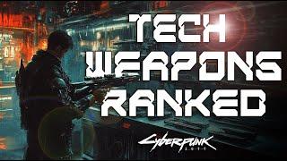 All Iconic Tech Weapons Ranked Worst to Best in Cyberpunk 2077 2.1!