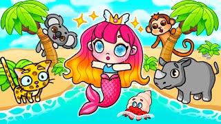 I Was Adopted by NEW Wild Tropic Animals on ISLAND in Avatar World | Toca Life World