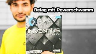 Der beste GEWO Belag? Inventus XT Pro 50.0