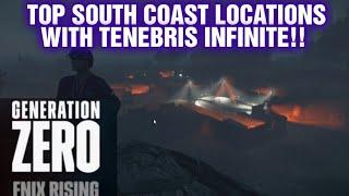 GENERATION ZERO FNIX RISING TOP 5 SOUTH COAST LOCATIONS WITH TENEBRIS INFINITE !!