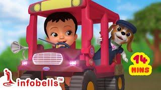 Bus Banthu Bus - Bus Song | Kannada Rhymes for Children | Infobells #kannadarhymes #babysongs