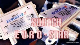 Switch Switch Switch Switch       Eurostar  4 way Diseqc switch ESD-41  Frequency : 950 -2400 MHZ