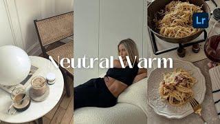 Neutral Warm Preset | Lightroom for Mobile | Lightroom for Photos