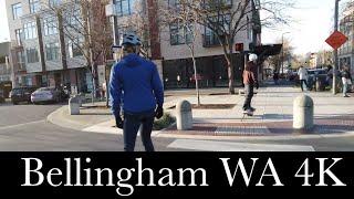 Bellingham Wa Downtown 4K Walk Video 2021 Winter)