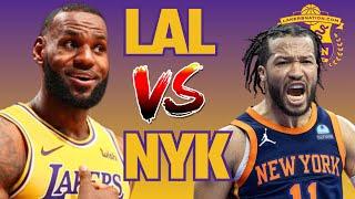 Lakers vs Knicks LIVE Play By Play And Reaction