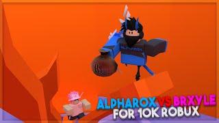 Alpharox vs Brxyle | The Battle for 10K Robux in Tower of Hell!!!