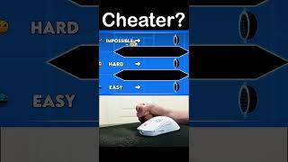 Cheater vs Impossible Geometry Dash Jump! 
