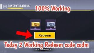 New Today 2 Working Redeem code cod Mobile 2024 | Call Of duty Mobile Redeem code | codm Redeem code