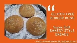 Gluten Free Burger Buns Recipe. Best Hamburger Buns. Super Soft Bakery Style Buns.