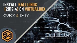 Install Kali 2019.4 on VirtualBox Step-by-Step (EASY!)