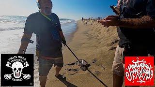Metal Detecting with Pirate Mike and Monterey Magnet Man