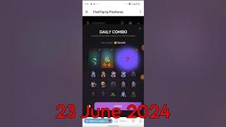 Pixel tap by pixelverse daily combo 23 June 2024 100% complection | Pixelverse daily combo