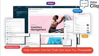 Shocking Business Transformation: How Custom Internal Tools Can Save You Thousands! | Zoho Cliq