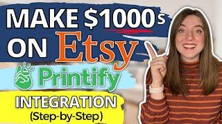 HOW TO START A TSHIRT BUSINESS FREE ON ETSY WITH PRINTIFY: Full Integration Tutorial Print on Demand