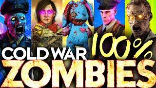 ALL 23 BO5 ZOMBIES MAIN/SIDE EASTER EGGS 100% SPEEDRUN DAY 2! Call of Duty Black Ops 6 Challenge