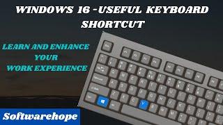 16 amazing keyboard shortcuts.windows ke useful shortcuts.