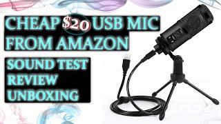 Cheap Amazon USB Mic | 2021 Review - Sound Test - Unboxing