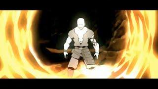 Combustion Man VS Team Avatar: Full Fight [HD]