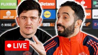  LIVE | Ruben Amorim and Harry Maguire pre-match press conference | Manchester United v Rangers